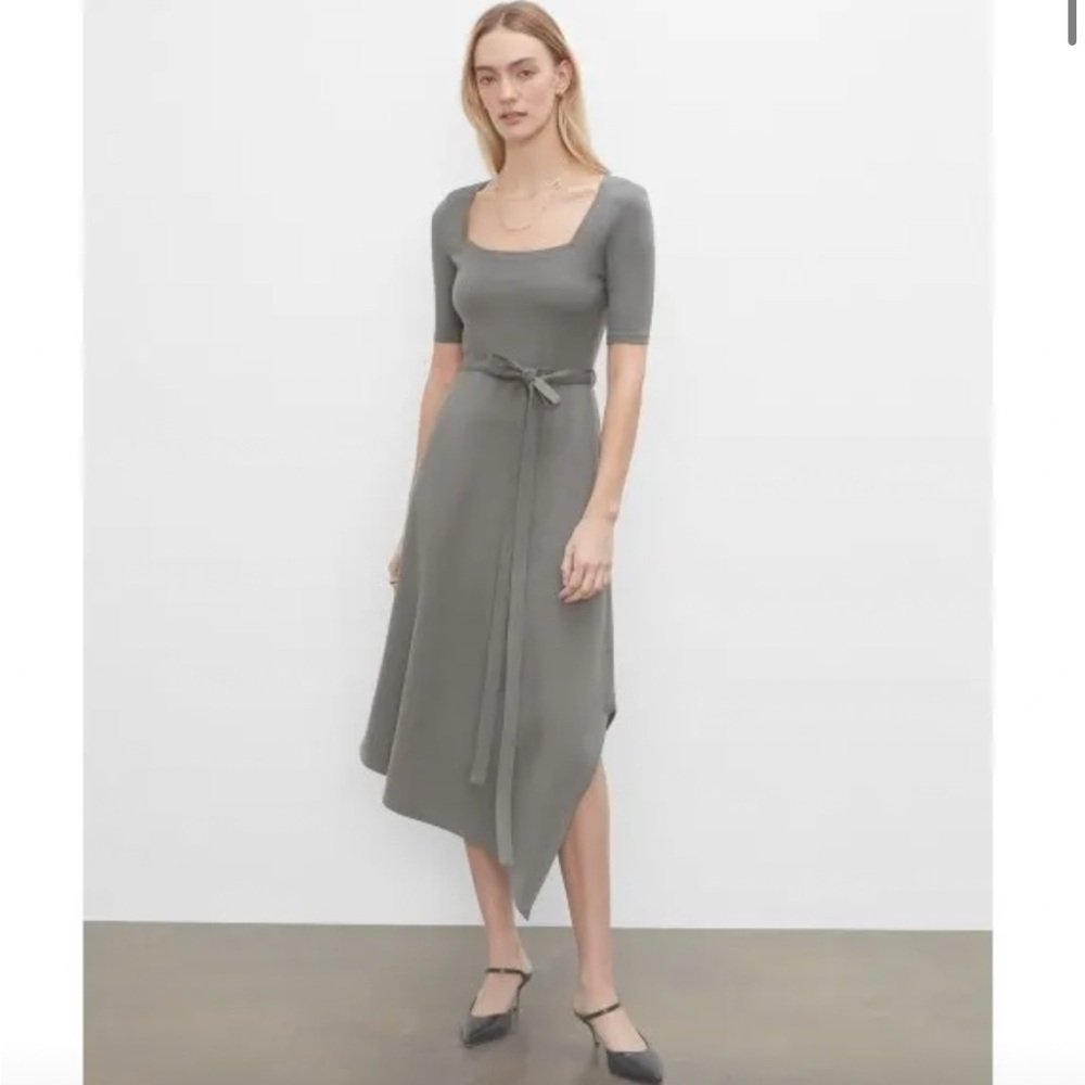 Club Monaco Gray Asymmetrical Dress